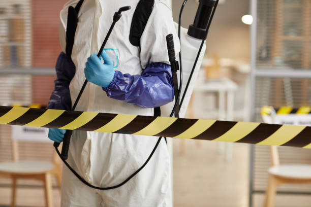 Professional Biohazard technician working in Howard, WI